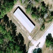 Aerial photograph of Bradford Yard Sale